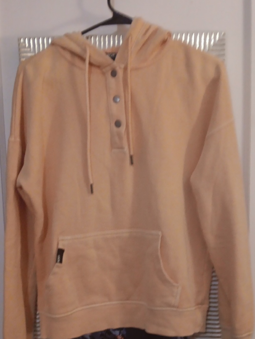 Roxy Button-Henley Hoodie